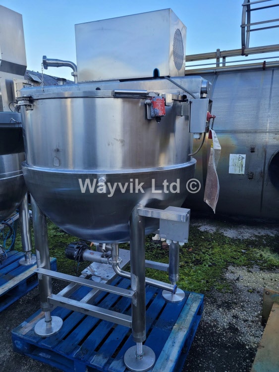 775 Litres Stainless Steel Hemispherical Mixing Pan